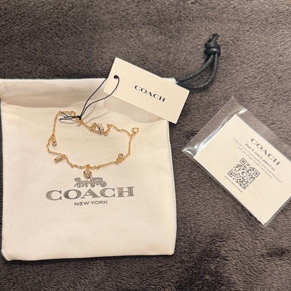 COACH Charm Bracelet - Gold - Picture 4 of 5